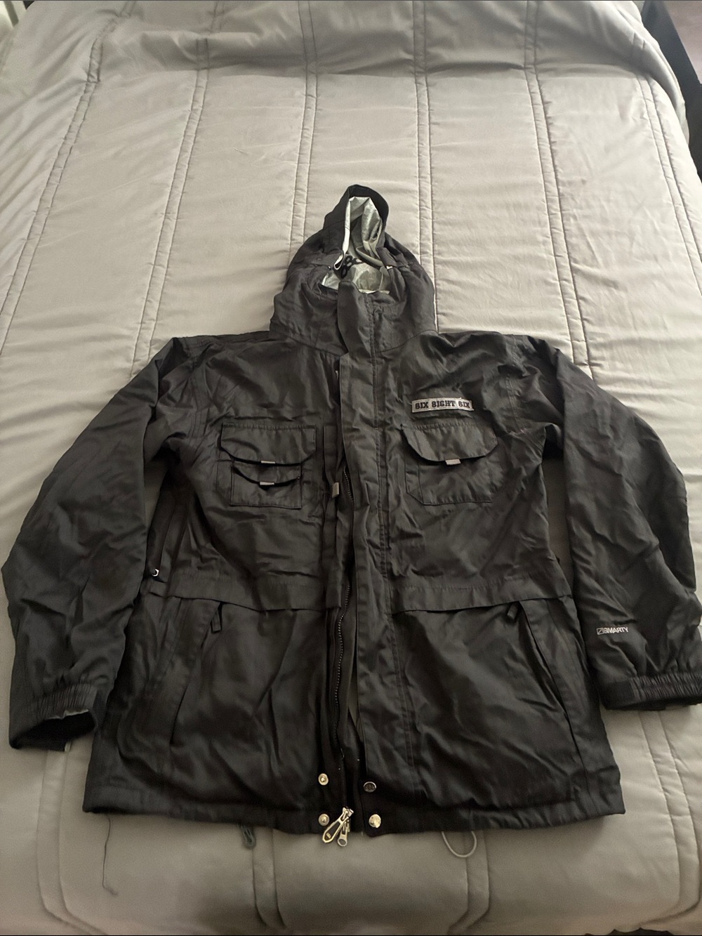 686 Men's Black 3 in 1 Ski Jacket with Hood
